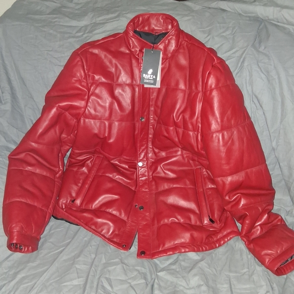 Barya Jackets & Blazers - Barya New York Red Puffer Jacket& Pick An Item Under $20 For FREE!